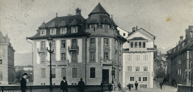 1910 Bild Solothurner Handelskammer Gebaeude Solothurner Handelsbank